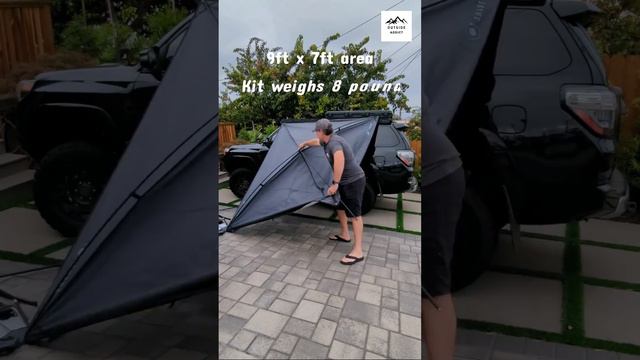 MoonShade Awning Unboxing and Setup