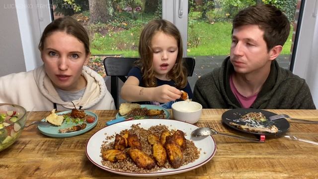 МУКБАНГ КУРИЦА С ГРЕЧКОЙ | СКОРО БУДЕТ РОЗЫГРЫШ смотреть онлайн