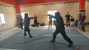Дестреза (синий) vs Камилло Агриппа (красный)