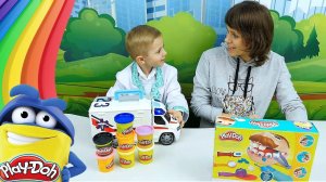 Play-Doh ЗУБАСТИК и маленький дантист Даник - Пластилин ПЛЕЙ-ДО для детей