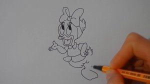 Как нарисовать ПОНОЧКУ, Рисуем Просто, рисунки для срисовки/699/How to draw a PONOCHKU duck stories