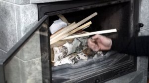 Видео обзор о том как быстро и без дымно растопить печь-камин | Форнакс.