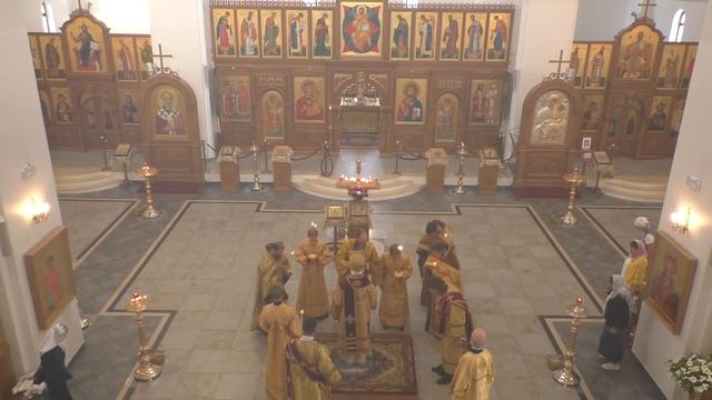 Неделя 12-я по Пятидесятнице. Предпразднство Успения Пресвятой Богородицы. Всенощное бдение.
