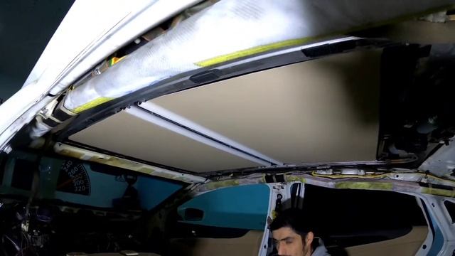 Hyundai Sonata 2011. Сделали кожаные шторки на панораму? смотреть онлайн