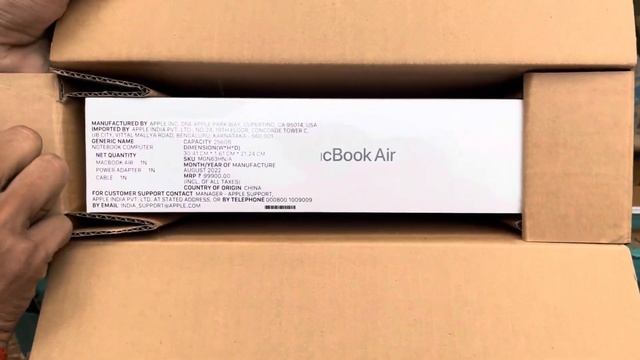 MacBook Air open box delivery ?