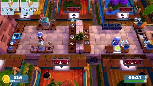 Overcooked! 2 — сезонные обновления (co-op 2 player, 4-stars) Юг 1-2 смотреть онлайн
