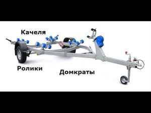 Роликовая система на лодочном прицепе трейлер. Домкраты на ложементы. ЦЛП АРИВА
