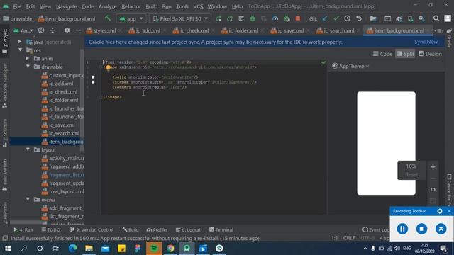 ToDo List App Android Development Kotlin Android Studio