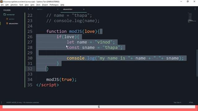 ES6 Tutorial #2: Var, Let and Const in JavaScript in Hindi 2020 смотреть онлайн