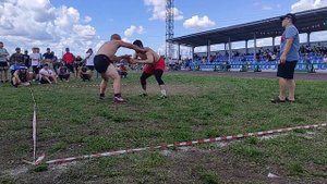 Зверев Александр- Жербаков Николай св 82 кг Бурятская Национальная борьба. ?♂️