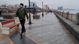 Обновленная Центральная набережная Владивостока. обзор, март 2023. #БлогВладивосток