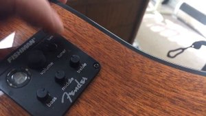 Fender acoustic With fishman tuner not working, fixed.