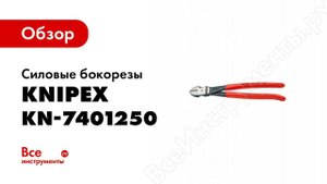 Обзор: Силовые бокорезы Knipex KN-7401250