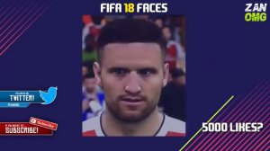 NEW OFFICIAL PLAYERS FACES FIFA 18