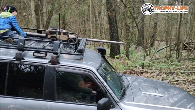 Новоистринкие просеки - ПОЛЕТ НИВЫ В ЗАКАТ -внедорожники на бездорожье 4х4 покатушка Трофи-лайф 202