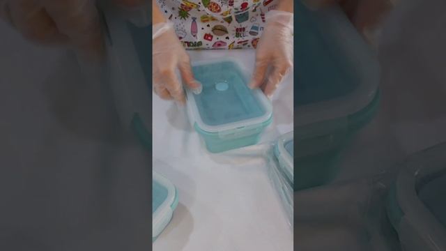 набор складных силиконовых контейнеров. смотреть онлайн