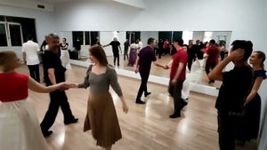 Кадриль Парижские вариации, фигура 4 (учебное видео с класса). Сообщество Assemblés (Ассамбле).