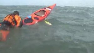 Sea Kayak Self Rescue - The Ladder