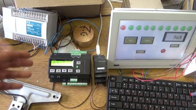 Микроконтроллер  и  Scada система.
