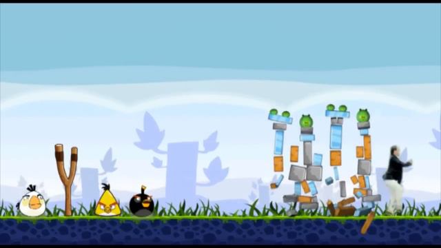 Angry Birds-Gangnam Style funny Parody. смотреть онлайн