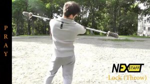 Фаер-шоу. Уроки Шест #35 (contact staff) Стиль PRAY - Lock (Throw)