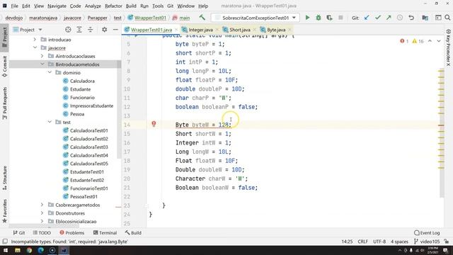 106 - Classes Utilitárias - Wrappers pt 01 смотреть онлайн