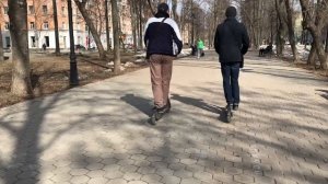 Один день на электросамокате Xiaomi M365 запас хода тест реакция людей