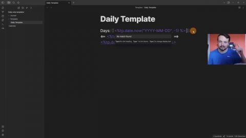 Obsidian Daily Notes Template