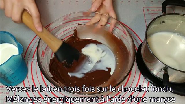 NAMELAKA-Crème au chocolat pour garnir vos gâteaux - recette onctueuse, lisse et soyeuse