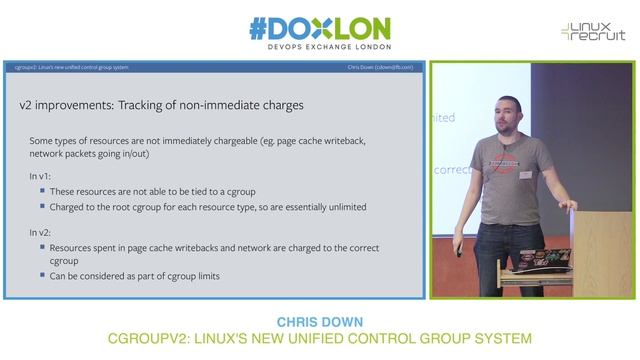 CPGROUPv2 Linux's new unified group system| Chris Down смотреть онлайн