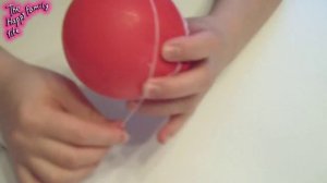 Новогодний ШАР из ниток и КЛЕЯ