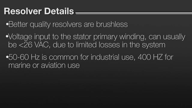 5: Resolvers: How They Work - Sensors and Sensor Circuit Design