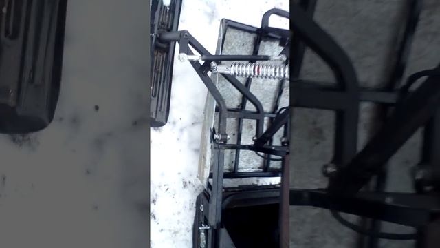 переделка лыжного модуля бурлака задний привод