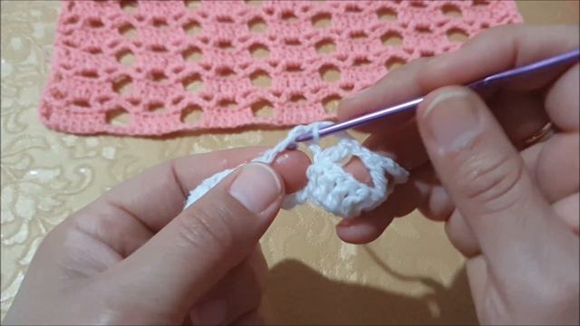 أسهل طريقة لعمل شال  بالكروشيه🌹🔥🇩🇿shawl crochet easy смотреть онлайн