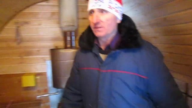 Баня-бочка. Расход дров