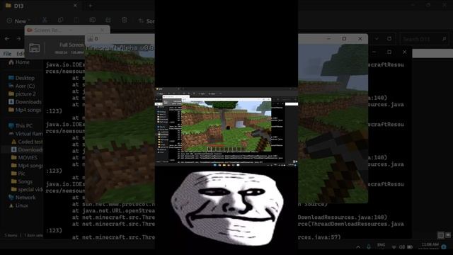 Minecraft Alpha 0.0.0 Entity (WARNING:What to put on warning btw?)