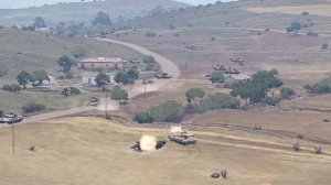 Ambush! LEOPARD 2A6 Blows Up Dozens of Russian T-72 Tanks Heading for Reinforcements to the Border,