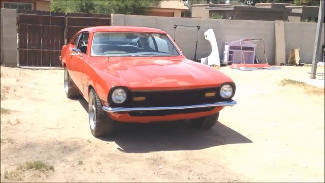 Restored 1977 Ford Maverick In Red (1970 - 1972 Look)