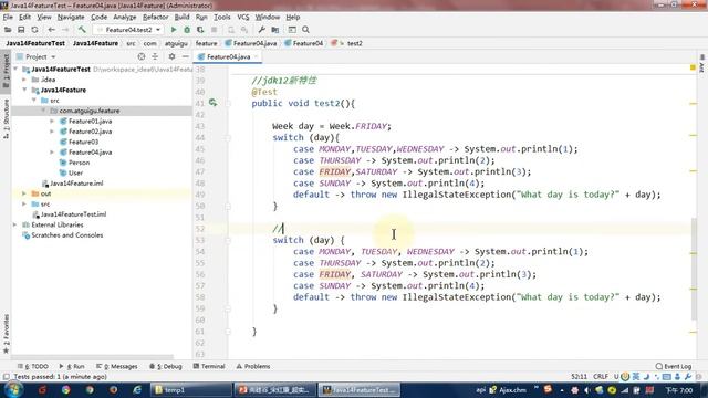 【Java14新特性】尚硅谷 08 switch表达式的使用 смотреть онлайн