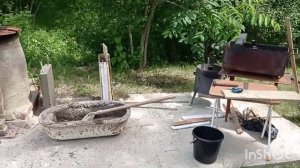 Мангальная зона своими руками.