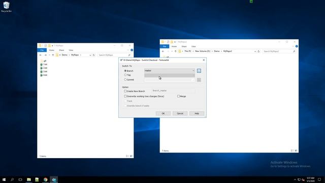 Работа с Git репозиторием при помощи TortoiseGit ч2. GitHub смотреть онлайн