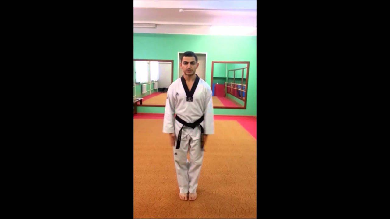 Taekwondo WTF. Стойка Чумби Соги.