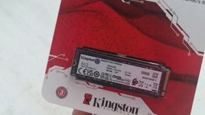 Распаковка — SSD диск Kingston SNV2S 500Gb