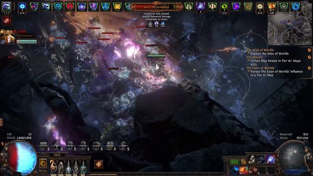 Path of Exile 3.17 Wave 30 Simulacrum Spark Occultist 5 link смотреть онлайн