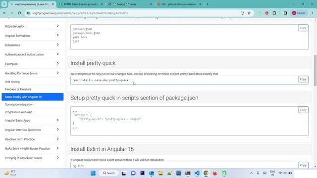 Introduction to Husky and Setup on Angular 16