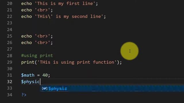 Variables in PHP - Become a PHP Master - 02