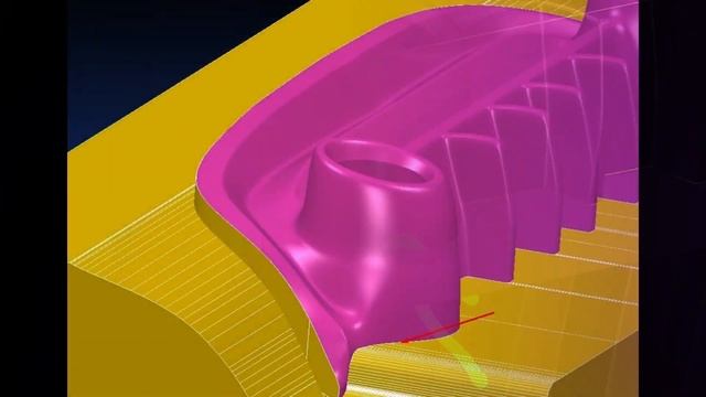 Фрезеровка бампера CITROEN на роботе KUKA 210 смотреть онлайн