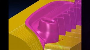 Фрезеровка бампера CITROEN на роботе KUKA 210