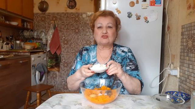,Всего три ингредиента,оладьи из тыквы,просто,вкусно.