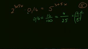 5 уравнение с разными основаниями 3 и 5, что делать